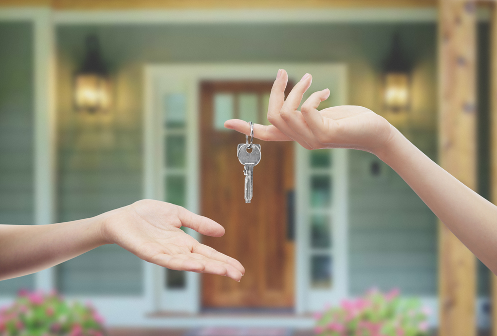 sharing a key with the homeowner